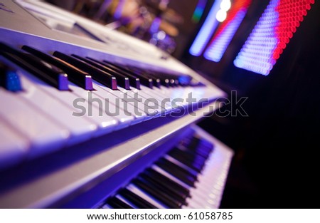 piano detail Stage Lighting