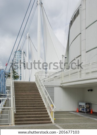 Canada Place is a building situated on the Burrard Inlet waterfront of Vancouver, British Columbia. It is the home of the Vancouver Convention Centre, the Pan Pacific Vancouver Hotel