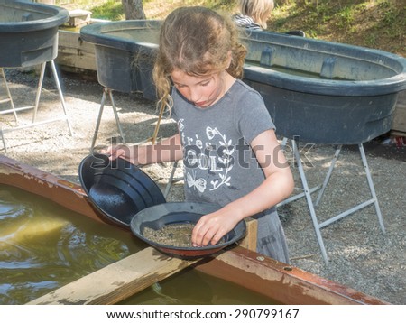 Gold panning is a form of placer mining and traditional mining that extracts gold from a placer deposit using a pan.