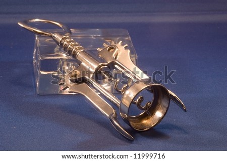 A corkscrew is a tool for drawing stopping corks from wine bottles. Generally, it consists of a pointed metallic helix attached to a handle.