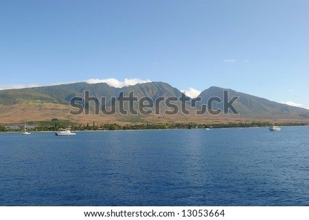 The island of Maui is the second-largest of the Hawaiian Islands