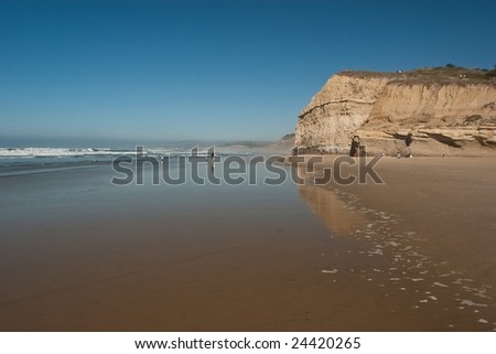 San Gregorio State Beach is a beach near San Gregorio, California, USA, south of Half Moon Bay.
