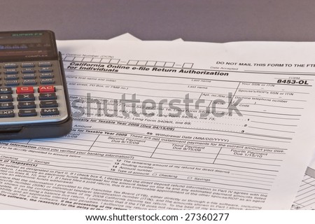 Filling federal individual tax return forms