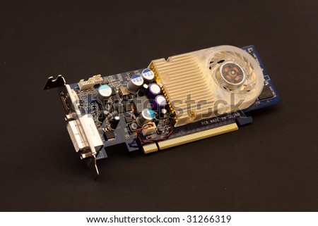 Low-profile (half-height) video card.These cards may be known by other names such as \