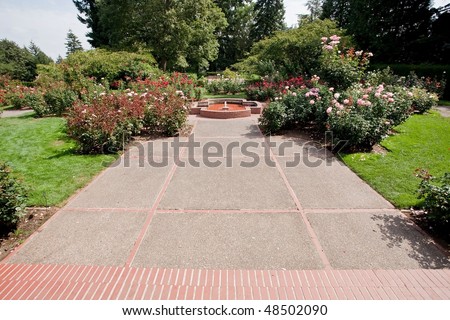 International Rose Test Garden is a rose garden in Washington Park in Portland, Oregon, United States. There are over 7,000 rose plants of approximately 550 varieties.