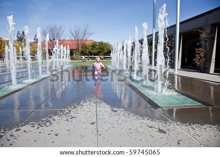 A fountain is a piece of architecture which pours water into a basin or jets it into the air either to supply drinking water or for decorative or dramatic effect.