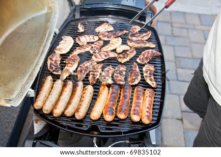 Grilling is a form of cooking that involves dry radiant heat from above or below, and takes place on a grill or griddle