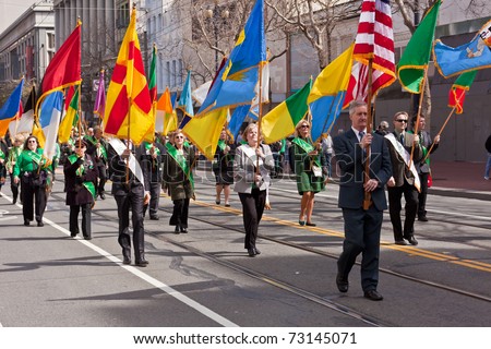 SAN FRANCISCO, CA, USA - MARCH 12:  The 160th Annual St. Patrick's Day Parade, March 12, 2011 in San Francisco, CA, USA