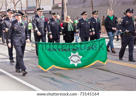 SAN FRANCISCO, CA, USA - MARCH 12:  The 160th Annual St. Patrick\'s Day Parade, March 12, 2011 in San Francisco, CA, USA