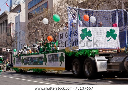 SAN FRANCISCO, CA, USA - MARCH 12:  The 160th Annual St. Patrick\'s Day Parade, March 12, 2011 in San Francisco, CA, USA