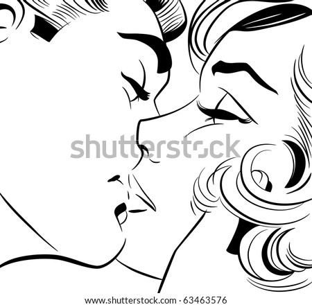 stock photo : Kissing Couple