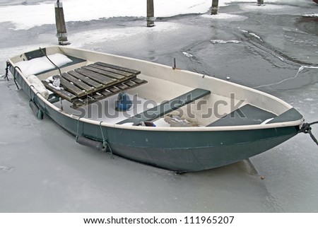 Boat In Winter