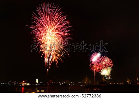 Fireworks in the lever