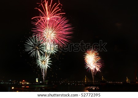 Fireworks in the lever