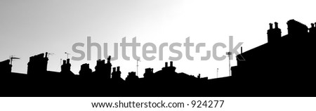 Cutout of the London Skyline - Suburbs