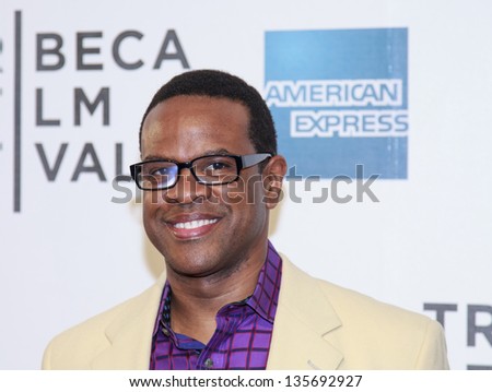 NEW YORK, NY - APRIL 17: Thomas Allen Harris attends the \'Mistaken for Strangers premiere during the opening night of the 2013 Tribeca Film Festival at BMCC Tribeca PAC on April 17, 2013 in NYC
