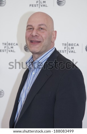 New York, NY, USA - April 19, 2014: Boxing promoter and television/film producer Lou DiBella attends Tribeca Talks: After the Movie: \'Champs\' during the 2014 Tribeca Film Festival at the SVA Theater