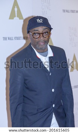New York, NY, USA - June 29, 2014: Director Spike Lee attends the 25 anniversary screening of \'Do The Right Thing\' at closing night of the 2014 BAMcinemaFest at BAM Harvey Theater in the Brooklyn, NY
