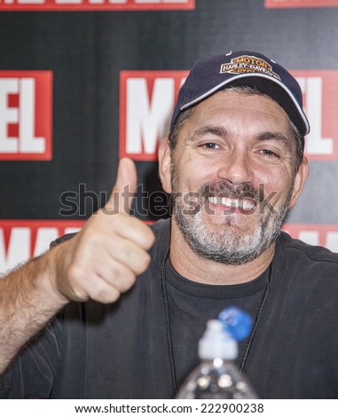 New York, NY, USA - October 11 2014: Marvel artist Ron Garney attends Comic Con 2014 at The Jacob K. Javits Convention Center in New York City