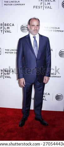 New York, NY, USA - April 17, 2015: Director Nick Sandow attends the premiere of \'The Wannabe\' during the 2015 Tribeca Film Festival at BMCC Tribeca PAC, Manhattan