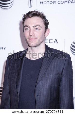 New York, NY, USA - April 17, 2015: Director Jay Bulger attends the premiere of \'The Wannabe\' during the 2015 Tribeca Film Festival at BMCC Tribeca PAC, Manhattan