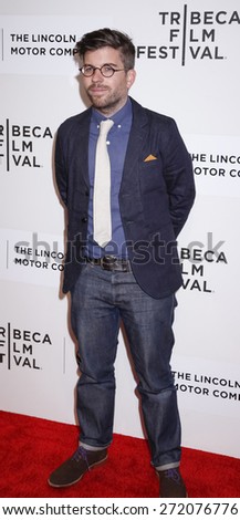 New York, NY, USA - April 22, 2015: Director Henry Hobson attends the World premiere Narrative of Maggie during the 2015 Tribeca Film Festival at BMCC Tribeca PAC, Manhattan