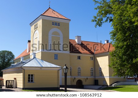 Ventspils Castle. It is one of the oldest and most well-preserved Livonian Order castles remaining