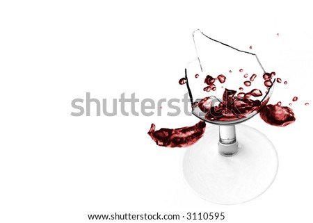 Tipping Wine Glass