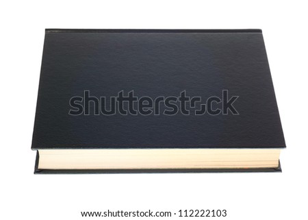 green book isolated on white background