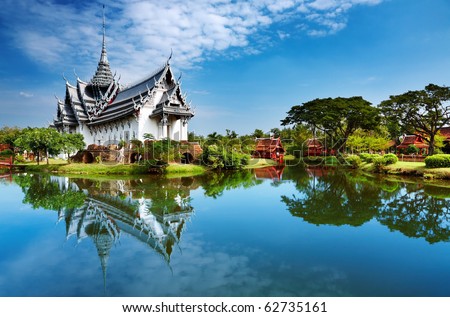 stock photo : Sanphet Prasat Palace, Ancient City, Bangkok, Thailand