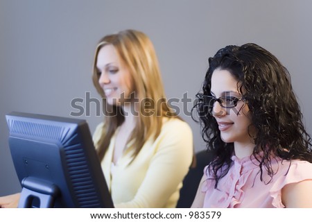 Women in a training room