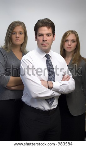 Colleague - women and man