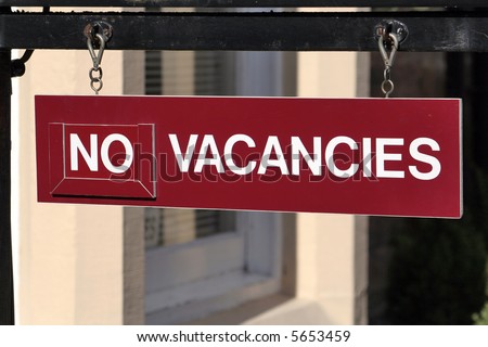 No vacancies