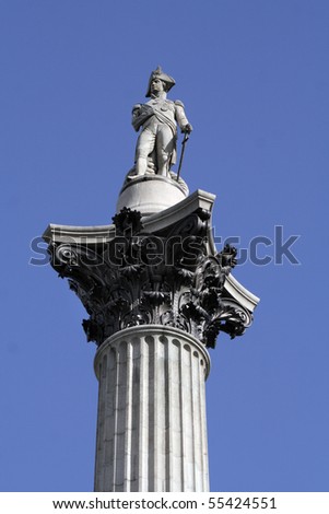 Close-up of Nelson\'s column