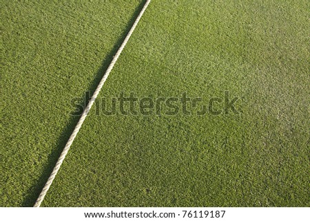 Cricket pitch boundary