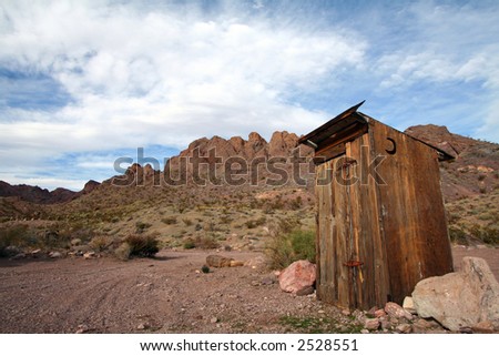 Outhouse in the Las Vegas Desert, Landscape