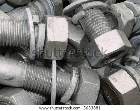 Bolts from white metal