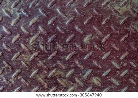 Metal background texture with pattern / Old painted metal background / Painted iron surface with metallic texture