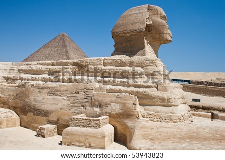 stock photo : Sphinx and the