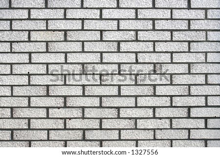 White brick texture background.