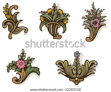 Wood Cut Flowers