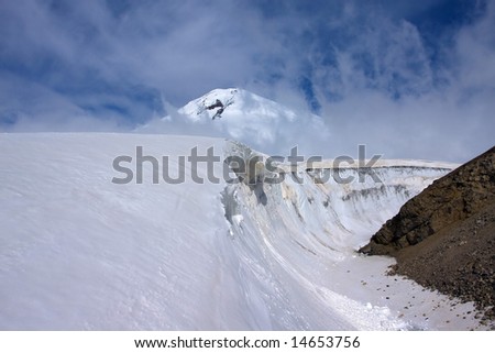 Caucasus, Elbrus, Ice field