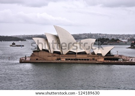 SYDNEY, AUSTRALIA - FEBRUARY 14: People visit Opera House on February 14, 2008 in Sydney, Australia. Famous building finished in 1973 is a UNESCO World Heritage Site.