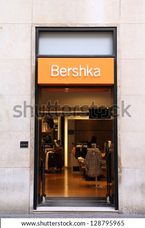 VALENCIA, SPAIN - OCTOBER 10: Bershka store on October 10, 2010 in Valencia, Spain. The outlet brand belongs to Inditex, one of the world\'s largest fashion groups with over 4,350 stores worldwide.