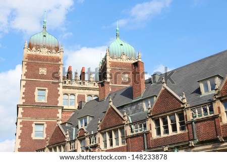 Philadelphia, Pennsylvania (United States) - Pennsylvania State University (Penn State). Quadrangle architecture.