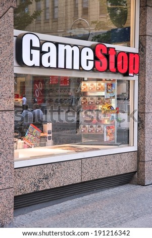 DORTMUND, GERMANY - JULY 15, 2012: Gamestop store in Dortmund, Germany. Gamestop Corporation exists since 1984 and has 6,700 stores in many countries.