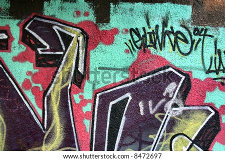 graffiti art backgrounds. texture - graffiti art