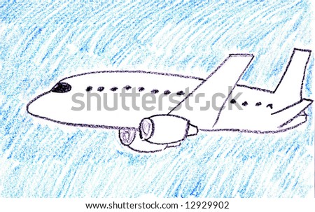 Jet Plane Drawing