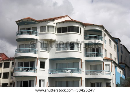 Generic hotel building in Gold Coast region of Queensland, Australia