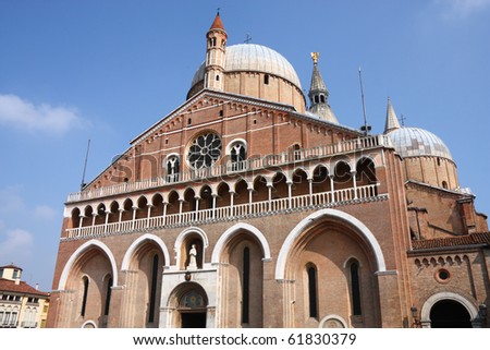 Basilica of Saint Anthony. Religious architecture in Padua, Italy.